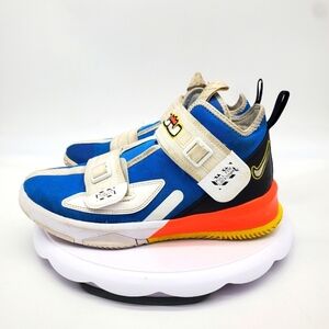 Nike Shoes Youth 6 Women's 7.5 LeBron James Soldier 13 XIII SFG Blue Crimson